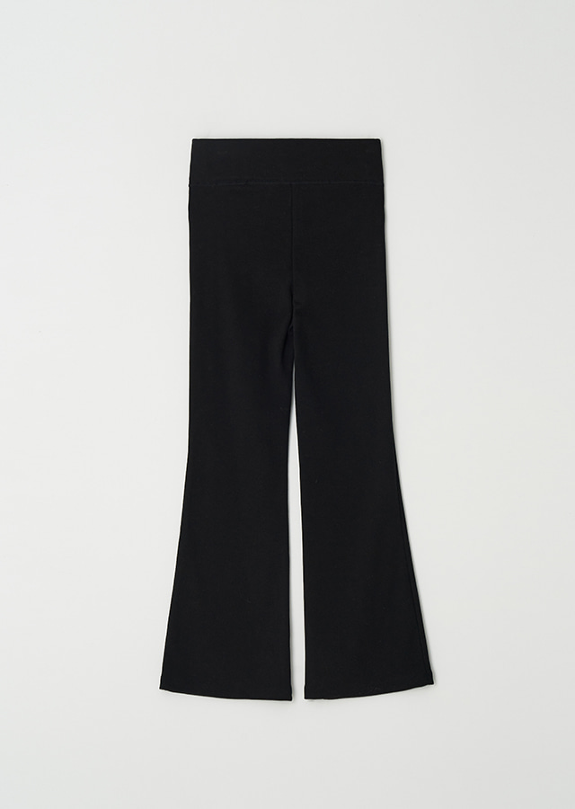 [10%] fleece banded pants-black