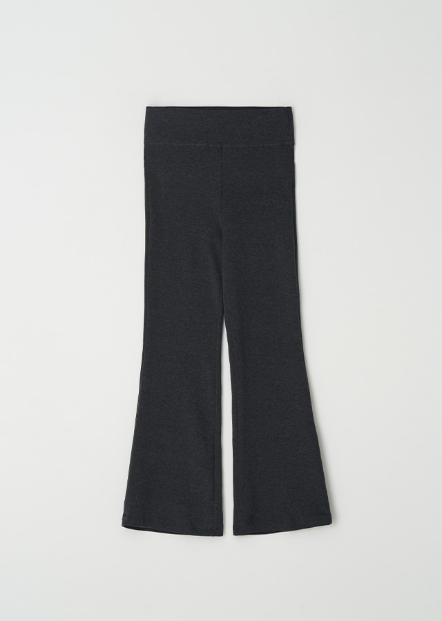 [10%] fleece banded pants-gray