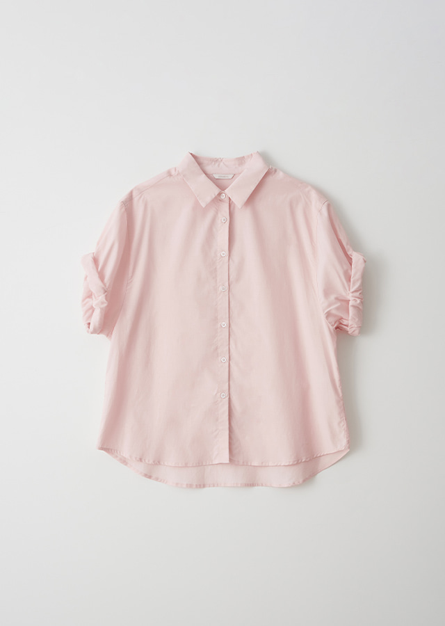 [10%] roll-up blouse-light pink(5월 22일 이후 순차배송)